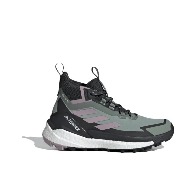Adidas Terrex Free Hiker Gore Tex 2.0 Silver Green Preloved Fig Carbon Women's-1