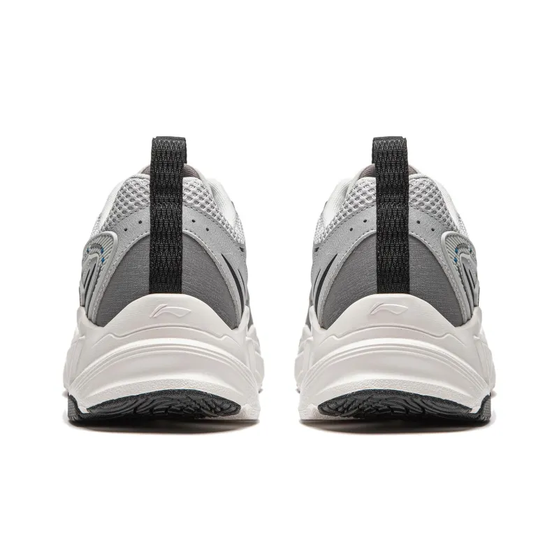 LiNing Meteor Cushioning, Slip Resistant, Abrasion Resistant Support Low Top Casual Shoes Men's Silver Gray-5