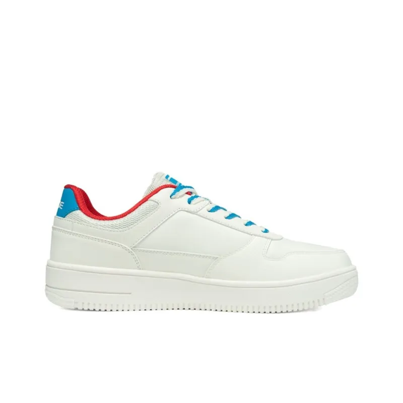 Erke Low Top Skateboard Shoes Men's White Blue-1