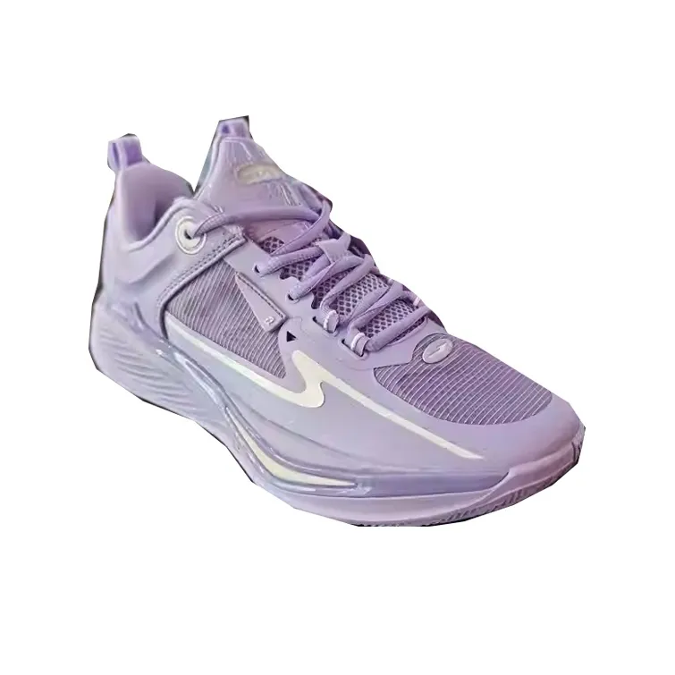 Erke Humble TD Slip Resistant Low Top Running Shoes Men's Purple-3