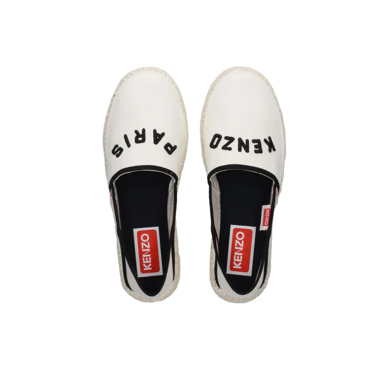 KENZO Logo-embroidered Organic-cotton Espadrilles Women's-4
