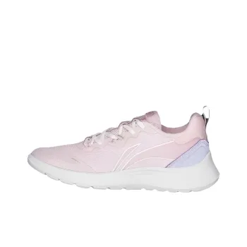 LiNing Feather Slip Resistant Low Top Running Shoes Women's Pink