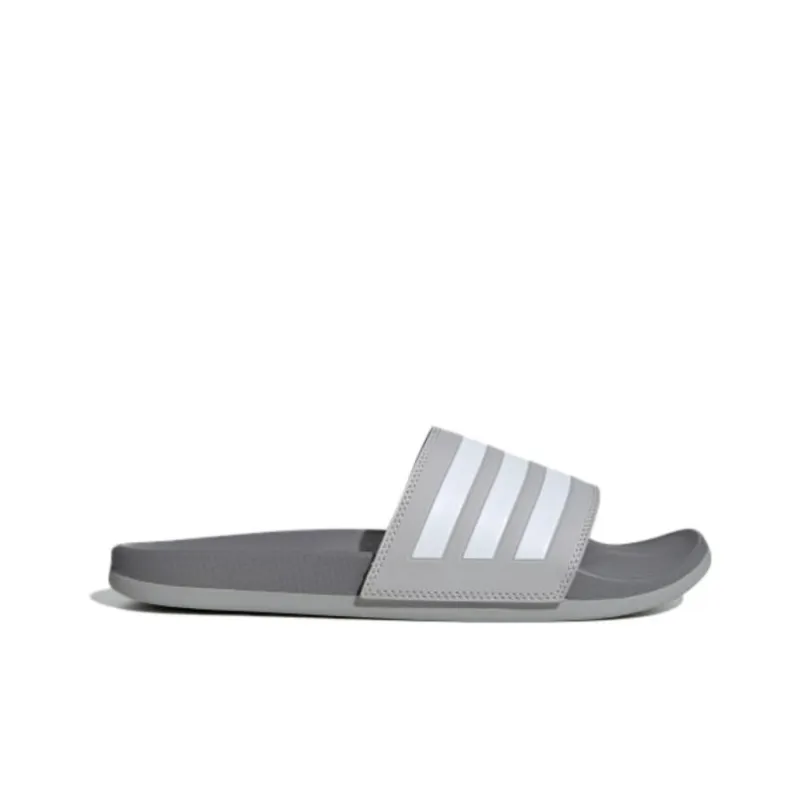 Adidas Adilette Comfort Slides Grey Cloud White Grey Three-1