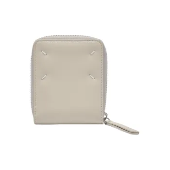 Maison Margiela Soft Calfskin Wallet Small Size Women's White