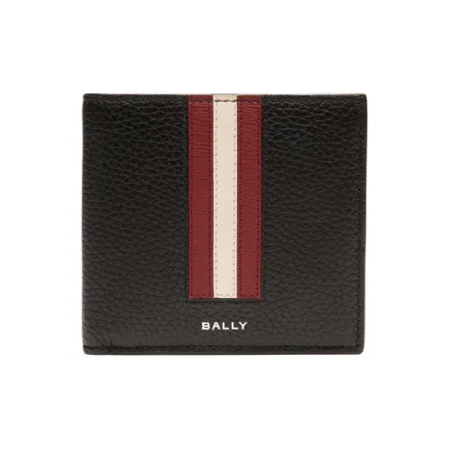 BALLY Grained Calfskin Wallet Men's Black