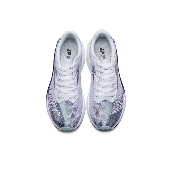 LPMX Breathable Low Top Running Shoes Women's White Purple-3