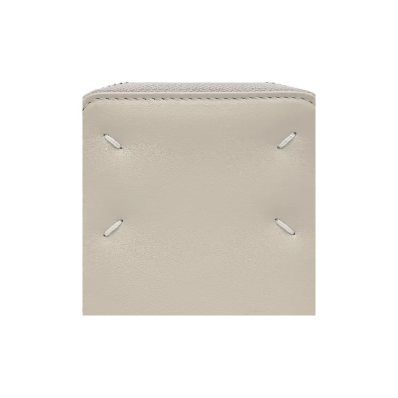 Maison Margiela Soft Calfskin Wallet Small Size Women's White-6
