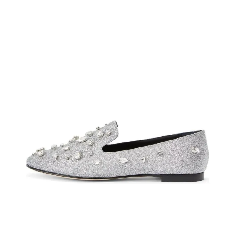 Giuseppe Zanotti Dalila Bijoux Glitter Loafers Women's-0
