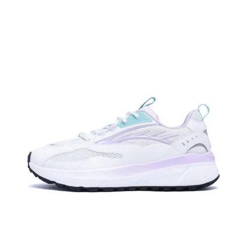 QIAODAN Outdoor Shoes Women's Low-Top White/Purple