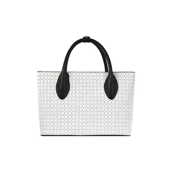 COIN QIAN Cow Leather Tote Bag Shopping Bag Combo Bag Handbag Women's Baby's Breath