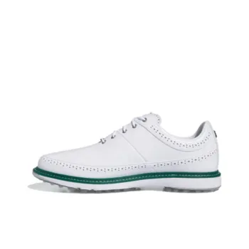 Adidas MC80 Spikeless Golf Cloud White Silver Metallic Collegiate Green