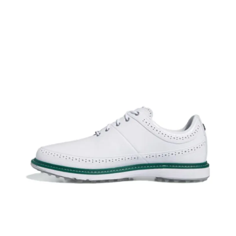 Adidas MC80 Spikeless Golf Cloud White Silver Metallic Collegiate Green-0
