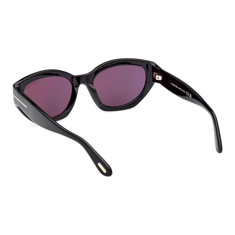 TOM FORD Guilliana Round frame Sunglasses-4