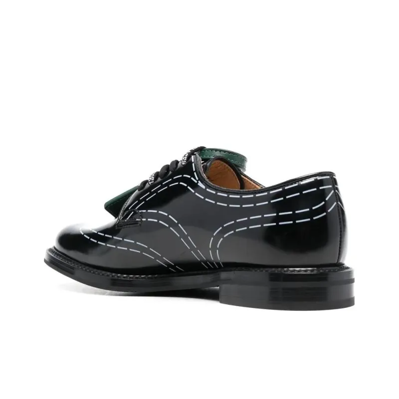 Church's Shannon x OFF-WHITE Casual Shoes Men's Black-3