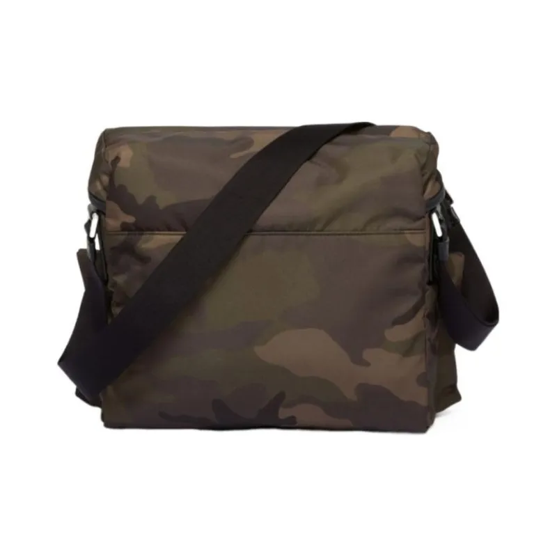 PRADA Re-Nylon Recycled Polyamide Crossbody Bag Shoulder Bag Men's Dark Brown-2