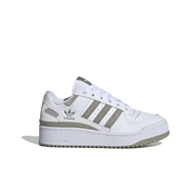 Adidas Forum Bold Stripes Cloud White Silver Pebble Women's-1