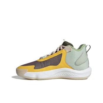 Adidas Originals ADIZERO SELECT Cushioning Wear Resistant Mid Top Casual Shoes Men's Yellow Green Brown