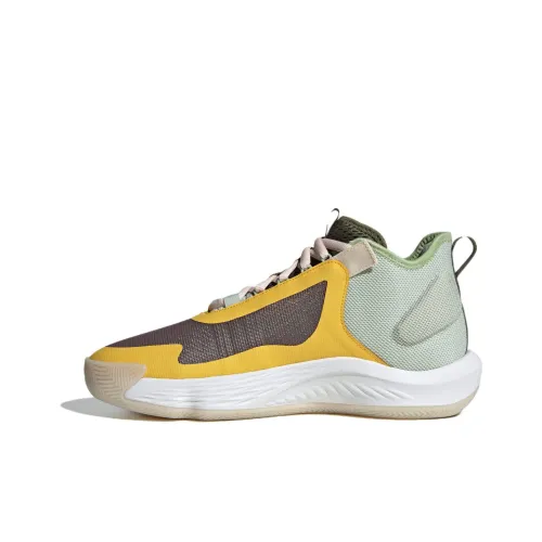 Adidas Originals ADIZERO order Cushioning Wear Resistant Mid Top Casual Shoes Men's Yellow Green Brown