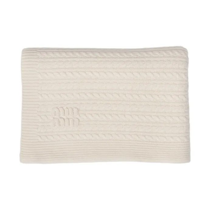 MIU MIU Wool Shawls Unisex White-0