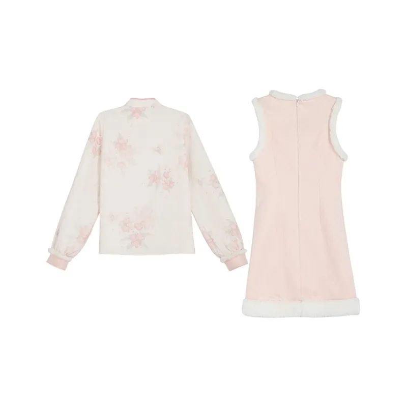 SNBL Skirt Set Women's Spring Welcome Flower-4