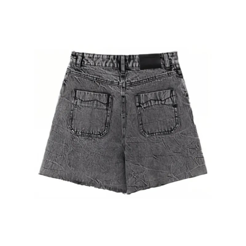 Broadcast Denim Shorts Women's Black-1
