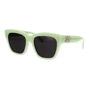 CELINE Acetate Cat Eye Sunglasses Women's Green
