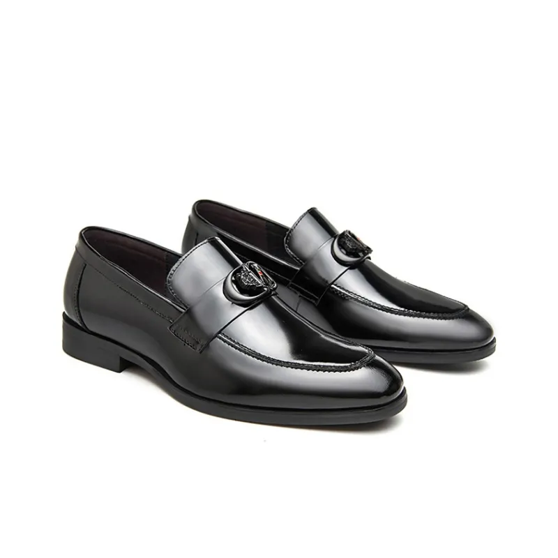 GZZ Loafers Men Black-2