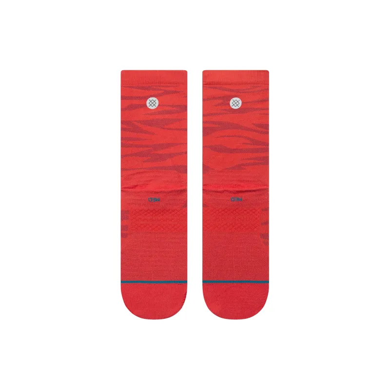 Stance Mid Calf Socks Unisex Red-2