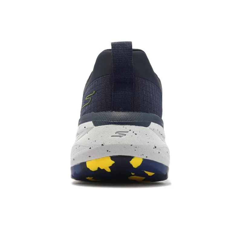 Skechers Casual Shoes Men Low Top Marine Blue/Gray/Yellow-3