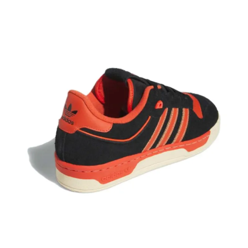 Adidas Rivalry 86 Low Core Black Preloved Red Easy Yellow-3