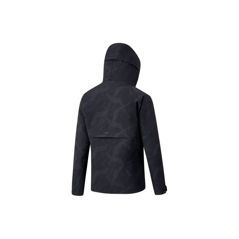 Saucony Jackets Coats Men's Black Base With Gray Dots Print Color Set-1