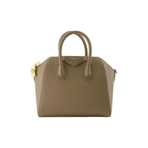 Givenchy Antigona Grained Leather Shoulder Bag Crossbody Bag Handbag Women's Taupe