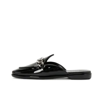 MIU MIU Closed Toe Slippers Women's Black