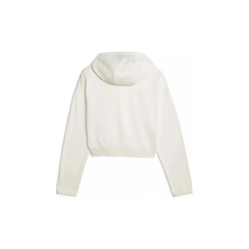 PUMA STRONG POWER FLEECE HOODIE Sweatshirt Women's White-1