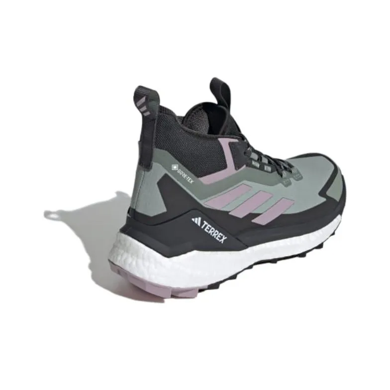 Adidas Terrex Free Hiker Gore Tex 2.0 Silver Green Preloved Fig Carbon Women's-4