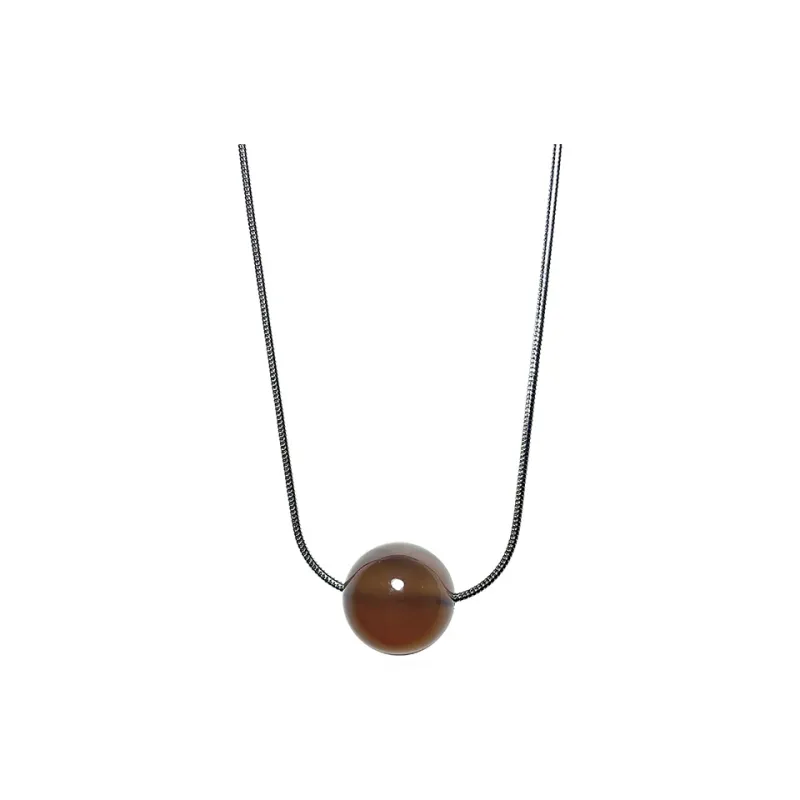 MOUNTAINS AND MANS Agate Jade Necklaces Unisex-7