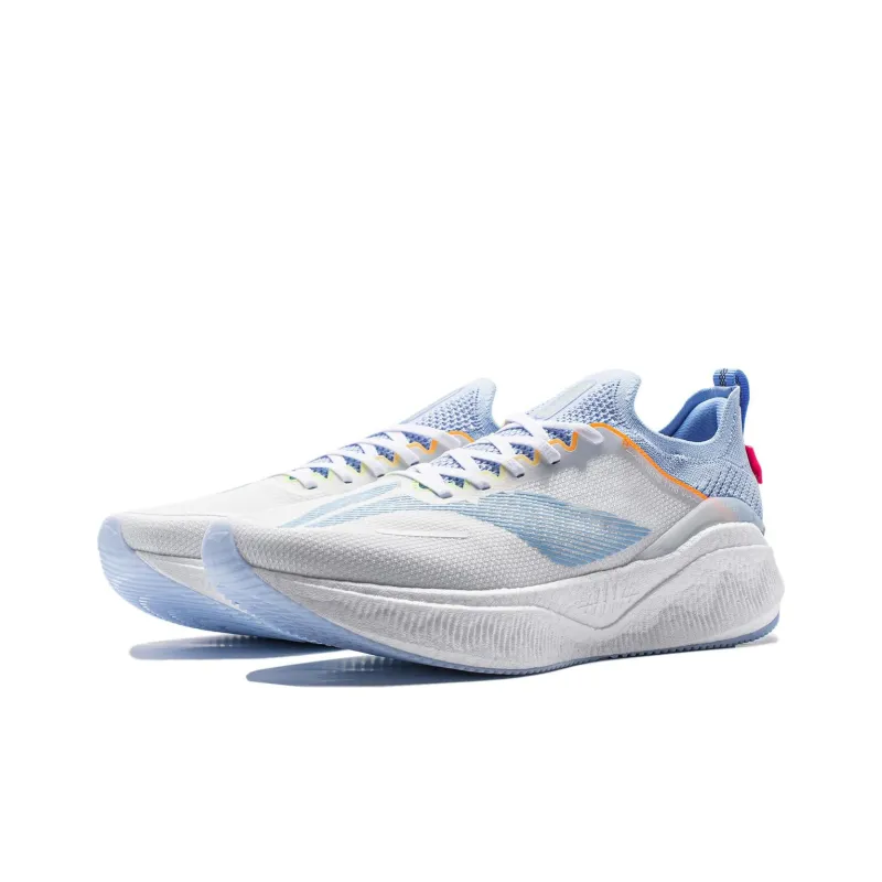 LINING YueYing 3.0 Pro Running Shoes Men Low Top Standard White/Glacier Blue-2