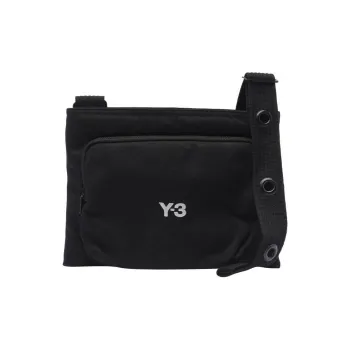 Y 3 Sacoche Logo embroidered Messenger Bag