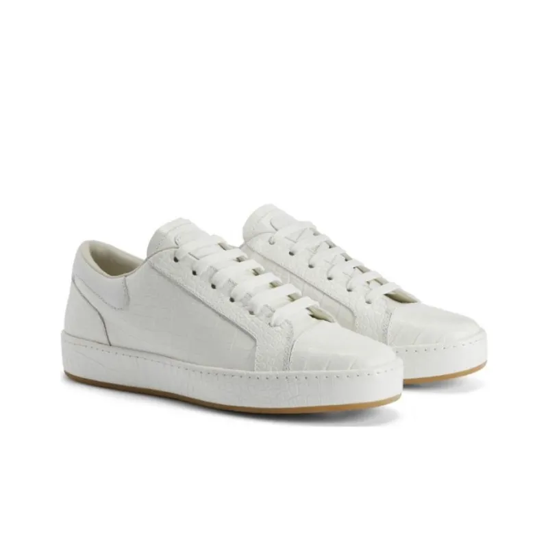 Giuseppe Zanotti GZ City Crocodile embossed Sneakers-2