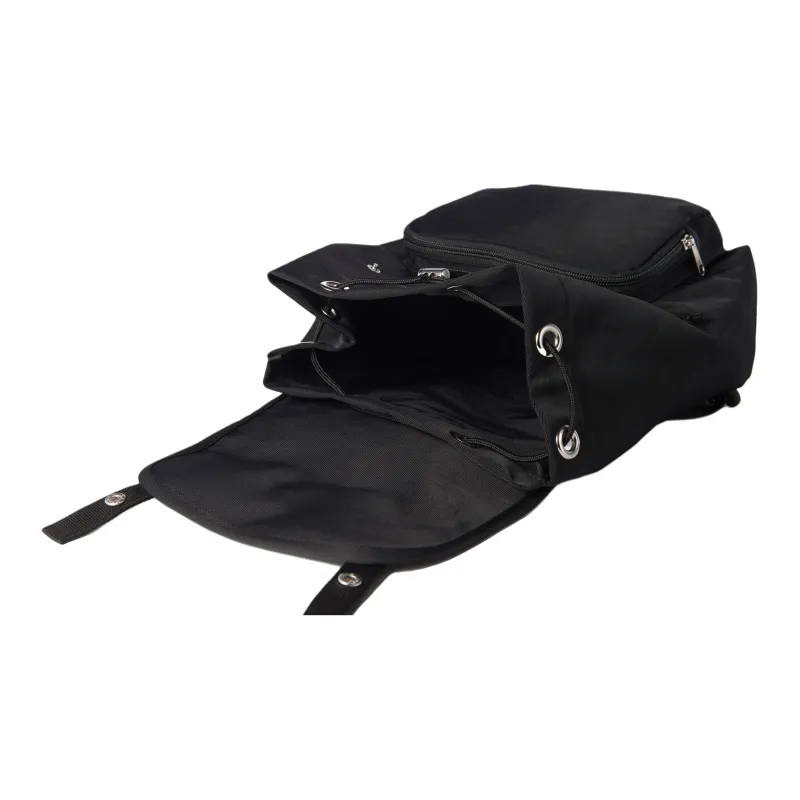 Emis Polyester Backpack Mini Unisex Black-3
