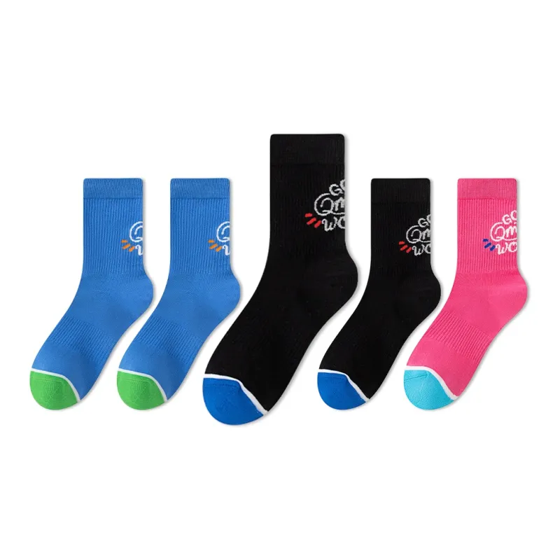 SALOATO Knee High Socks Unisex 5 Pack-8