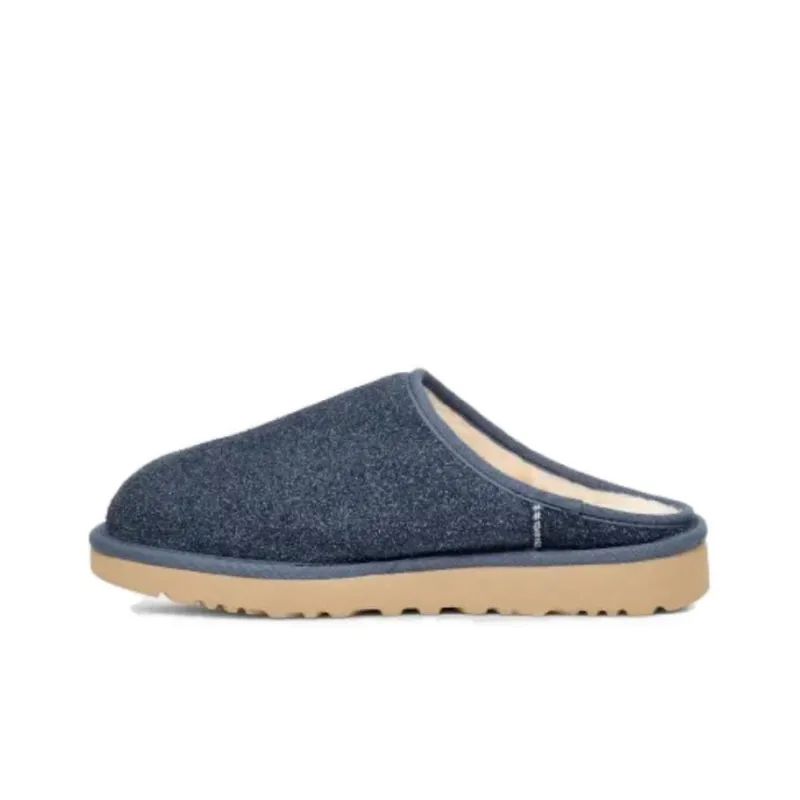 UGG Classic Slip On Shaggy Suede Slipper Night At Sea-1
