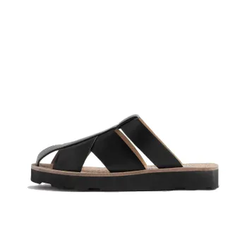 GABRIELA HEARST Wrap-toe Slippers Women's Black