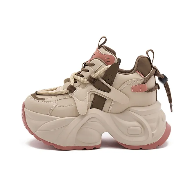 Milan Love Song Warm And Wear-Resistant Low-Top Chunky Sneakers Women's-0