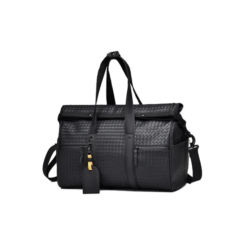 Slazenger PU Shoulder Bag Crossbody Bag Handbag Regular Unisex Black/Plaid-8