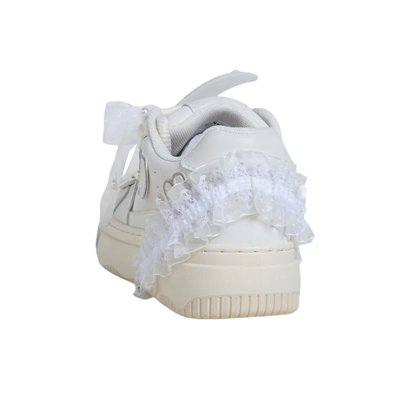 OYNN Young Baby Series Skateboard Shoes Women's Low Top Beige-3