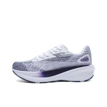 LPMX Breathable Low Top Running Shoes Women's White Purple