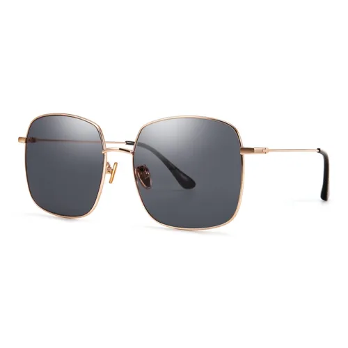  JIGOTT Metal Square Sunglasses Women's