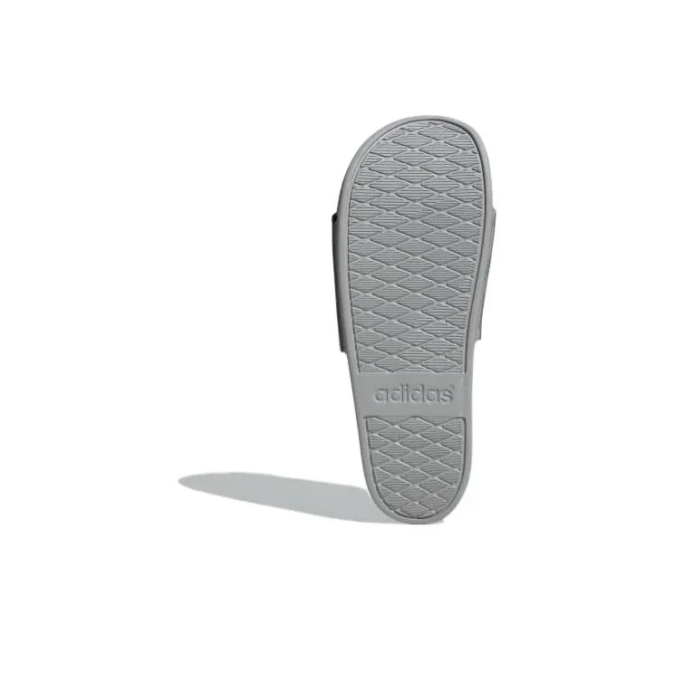 Adidas Adilette Comfort Slides Grey Cloud White Grey Three-5