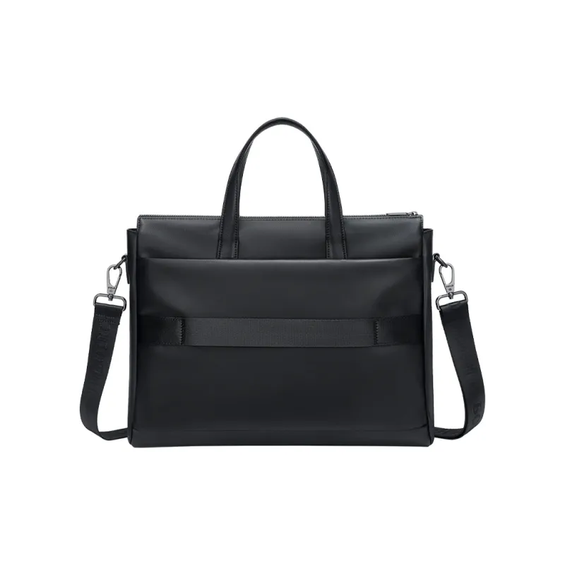 POLO Synthetic Leather Crossbody Bag Briefcase Tubas Men's Black/Gray-4
